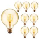 Kit 7 Lâmpada Led Filamento G95 4W 2200K Retrô Vintage Opus