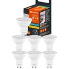 Kit 7 Lâmpada Led Par16 dicróica 4w 2700k branco quente 350lm luz amarela Bivolt Gu10 ledvance