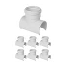 Kit 7 Liga Fácil Tapa Furo Tee Esgoto 100x75mm Mold Estrela Kit 7 Liga Fácil Tapa Furo Tee Esgoto 100x75mm Mold Estrela
