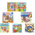 Kit 7 Livros De Colorir Comfy E Cozy Tik Tok 168 Desenhos Grandes Folha 150 Gm²