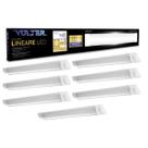 Kit 7 Luminaria Led Sobrepor Linear 18w 6500k Bivolt 60cm
