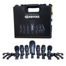 Kit 7 Microfones Behringer BC-1200 Para Instrumento Bateria De Percussão Bumbo Caixa Tons E Pratos Kit 7 Microfones Behringer BC-1200 Para Instrumento Bateria De Percussão Bumbo Caixa Tons E Pratos
