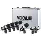Kit 7 Microfones Para Bateria VDM-7 - VOKAL Kit 7 Microfones Para Bateria VDM-7 - VOKAL