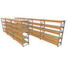 Kit 7 mini porta pallet 250 kg 180x200x60 (CxLxP)