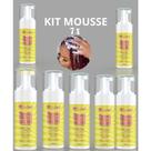 Kit 7 Mousse Texturizador 150ml / Espuma Para Cabelos e Texturizador Fibras Fio De Fada