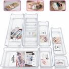 Kit 7 Organizador Gavetas Acrílico Vários Tamanhos Multiuso Maquiagem Esmaltes Joias Acessórios UZ Kit 7 Organizador Gavetas Acrílico Vários Tamanhos Multiuso Maquiagem Esmaltes Joias Acessórios UZ