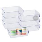 Kit 7 Organizador Geladeira Armario Gavetas Multifunções Cozinha