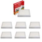 Kit 7 Painel Led Sobrepor 18w Bivolt 6500k Quadrado Ourolux
