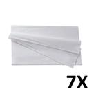 Kit 7 Panos de Limpeza Multiuso Reutilizável 30X40cm Branco
