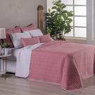 Kit 7 Pçs Cobre Leito Casal Padrão Urbany Hipercal 400 Fios Bordado Variação: Rosê