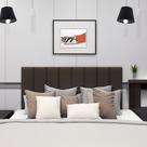 Kit 7 Peças Cabeceira Estofada Modular 60x20 Cama Casal