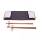 Kit 7 Peças para Sushi Melamina e Bambu Restaurante Japones