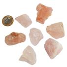 Kit 7 Pedras Quartzo Rosa Extra Pedra Bruta Natural Kit 7 Pedras Quartzo Rosa Extra Pedra Bruta Natural