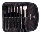 Kit 7 Pincéis Maquiagem P/ Sombra Blush Macrilan C/ Estojo