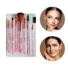Kit 7 Pincéis Maquiagem Pincel Profissional
