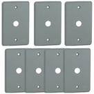 Kit 7 Placa 4x2 Furo Central Silentoque Pial 8508 Cinza