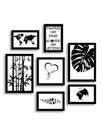 Kit 7 Placas Quadros Decorativos Sala Quarto Tema Durma com Ideias Kit 7 Placas Quadros Decorativos Sala Quarto Tema Durma com Ideias