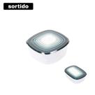 Kit 7 Potes de Plástico com Tampa Sortido 100ml, 200ml, 500ml, 1L, 1,5L, 2L, 4L
