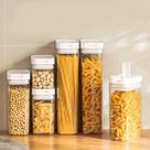 Kit 7 Potes Hermeticos Tampa Reforçada Mantimentos Cozinha