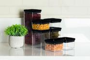 Kit 7 Potes Quadrado Lumini Black 1946 Paramount Kit 7 Potes Quadrado Lumini Black 1946 Paramount