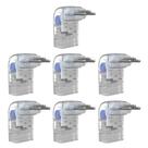 Kit 7 Protetor Contra Surtos 3 Pinos 10a Transp - Clamper