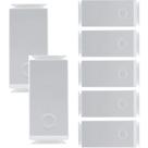 Kit 7 Pulsador Minuteria 6a/250v Tramontina Cor Branco