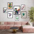 Kit 7 Quadros Decorativos Beija-flores Kit 7 Quadros Decorativos Beija-flores