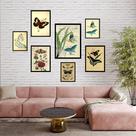 Kit 7 Quadros Decorativos Borboletas Kit 7 Quadros Decorativos Borboletas