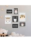 Kit 7 Quadros Decorativos Placas Infantil Animaizinhos O Amor Mora Aqui Kit 7 Quadros Decorativos Placas Infantil Animaizinhos O Amor Mora Aqui