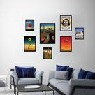 Kit 7 Quadros Decorativos Salvador Dalí - com vidro Kit 7 Quadros Decorativos Salvador Dalí - com vidro