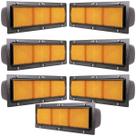 Kit 7 Queimadores Infravermelho Acendedor Á Gás GLP Ou GN