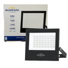 Kit 7 Refletor Led Slim 100w Branco Quente 3000K IP66 Luz AMARELA