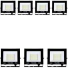 Kit 7 Refletores Holofote 50w Prova d'água 4500lm Volter Kit 7 Refletores Holofote 50w Prova d'água 4500lm Volter