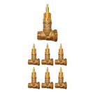 Kit 7 Registro De Pressão 3/4 Pol Base Docol -