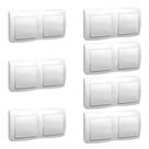 Kit 7 Sistema X 2 Interruptor Simples Legrand 10a 250v