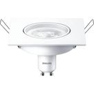 Kit 7 Spots Led Quadrado 5W 350Lm Gu10 Bivolt Philips