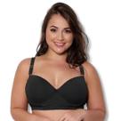 Kit 7 Sutiãs Reforçado Básico Com Bojo Push Up Plus Size Alças de Sustentação
