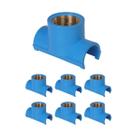 Kit 7 Tapa Furo Tee Soldavel Rosca Metal 1/2 X 25mm- Estrela