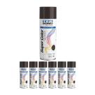 Kit 7 Tinta Spray Uso Geral Marrom 350ml - Tekbond Kit 7 Tinta Spray Uso Geral Marrom 350ml - Tekbond