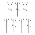 Kit 7 Tridentes Garfo Pomba Gira Ferro 20cm Ferramenta Assentamento Umbanda