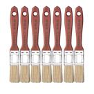 Kit 7 Trincha Pincel Verniz E Stain Atlas 3/4 Pol 396
