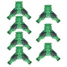 Kit 7 Un. Conexão Y com 2 Saídas Para Conector Engate Rápido De Torneira de Jardim com Abre e Fecha Kit 7 Un. Conexão Y com 2 Saídas Para Conector Engate Rápido De Torneira de Jardim com Abre e Fecha