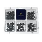 Kit 70 Grampos Presilha Parabarro Parachoque Universal 6 Modelos