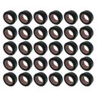 Kit 70 Rolos Fita Isolante Adesiva Preta Antichama 10m 19mm