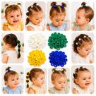 Kit 700 Xuxinhas Bebê Atacado Bandeira do Brasil p/ penteado