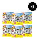 Kit 72 Folhas Forra Fogão 4 e 6 Bocas Fiat Lux