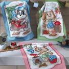 Kit 72 Panos de Copa Felpudo Estampado Dohler Chef Pets