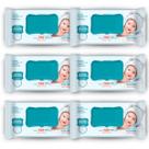 Kit 720 Toalhas Umedecidas Marigold Baby 6 Pacotes De Lenço Premium Com 120 Cada