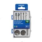 Kit 735 para vidro e pedra rotativo 8 peças Dremel