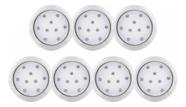 Kit 7un Luz Led Piscina Luz Azul 12v 9w 80mm 990 Lumens